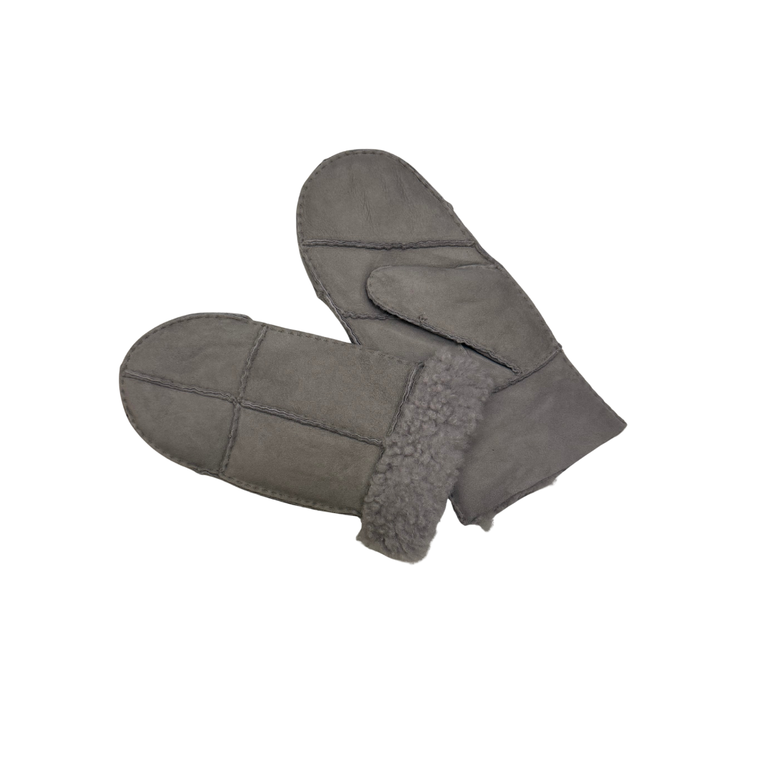 Lammeskindsluffer - Håndlavede grå