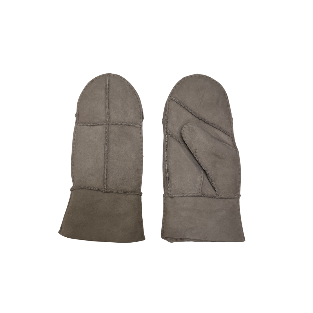 Lammeskindsluffer - Håndlavede grå