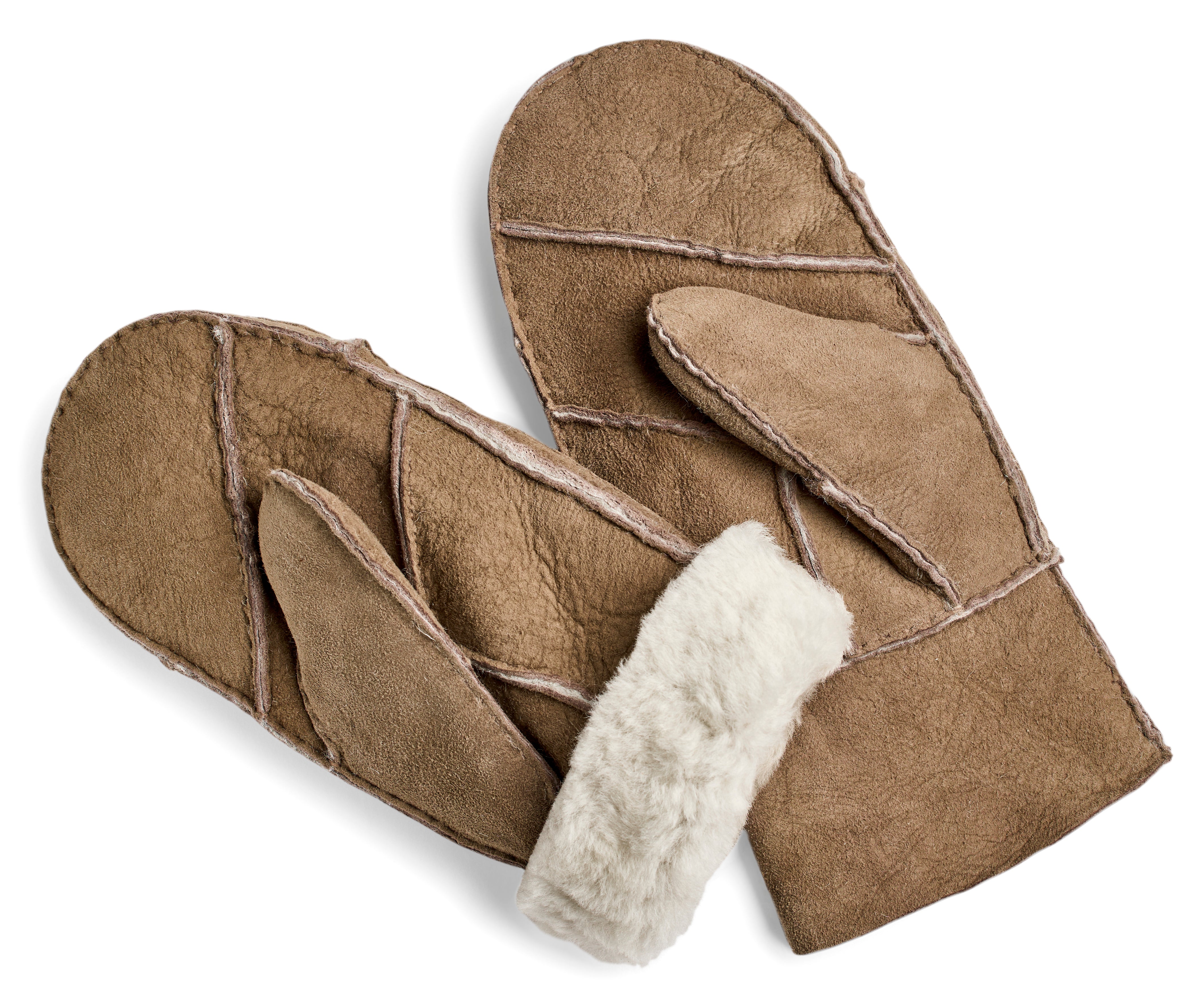 Lammeskindsluffer - Håndlavede