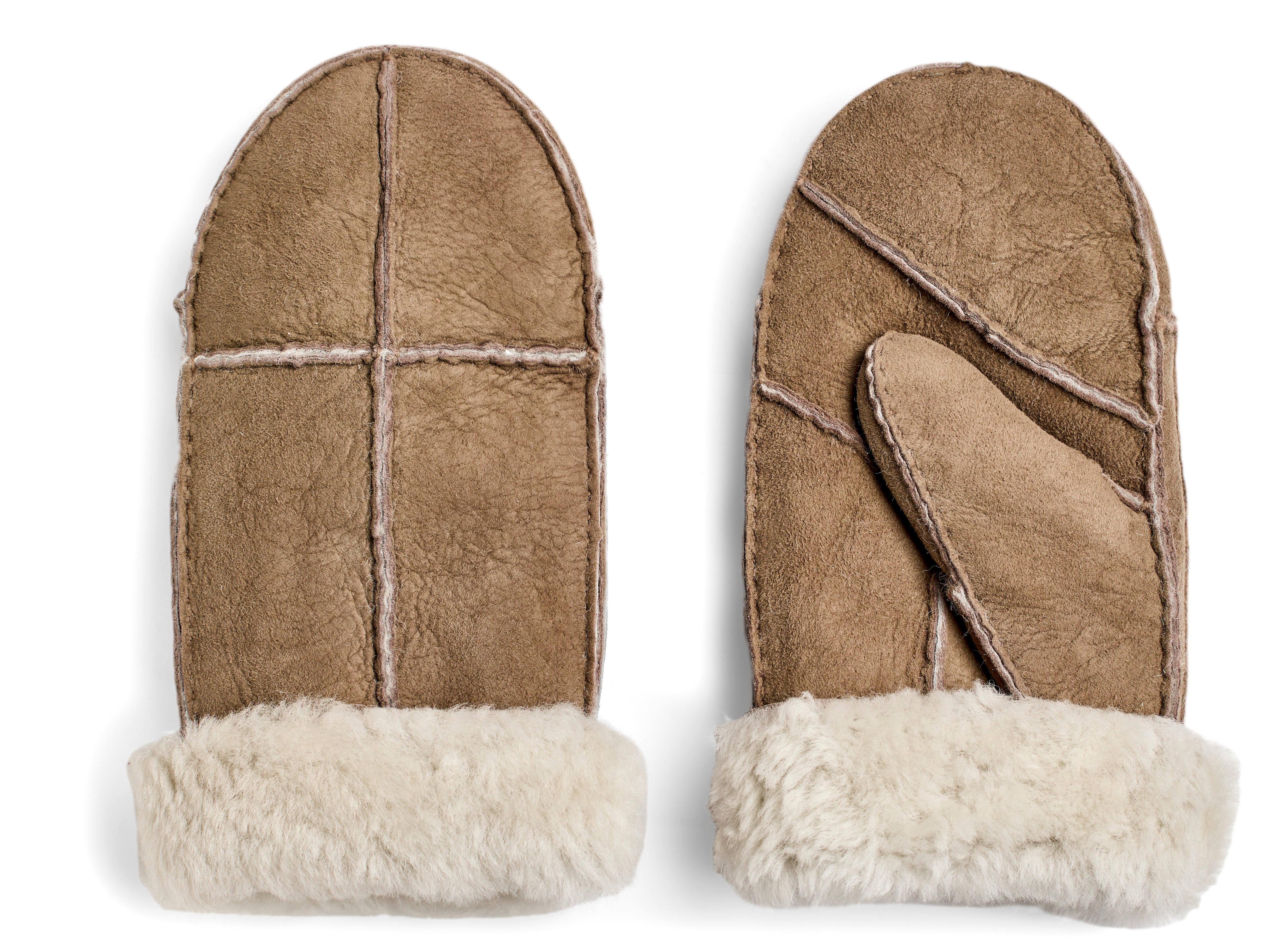 Lammeskindsluffer - Håndlavede