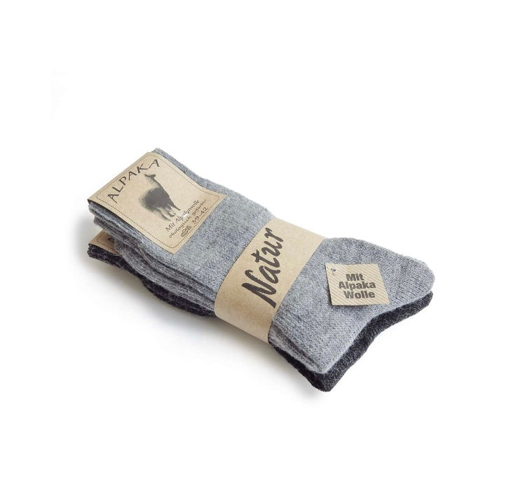 Alpakastrømper - 2 par