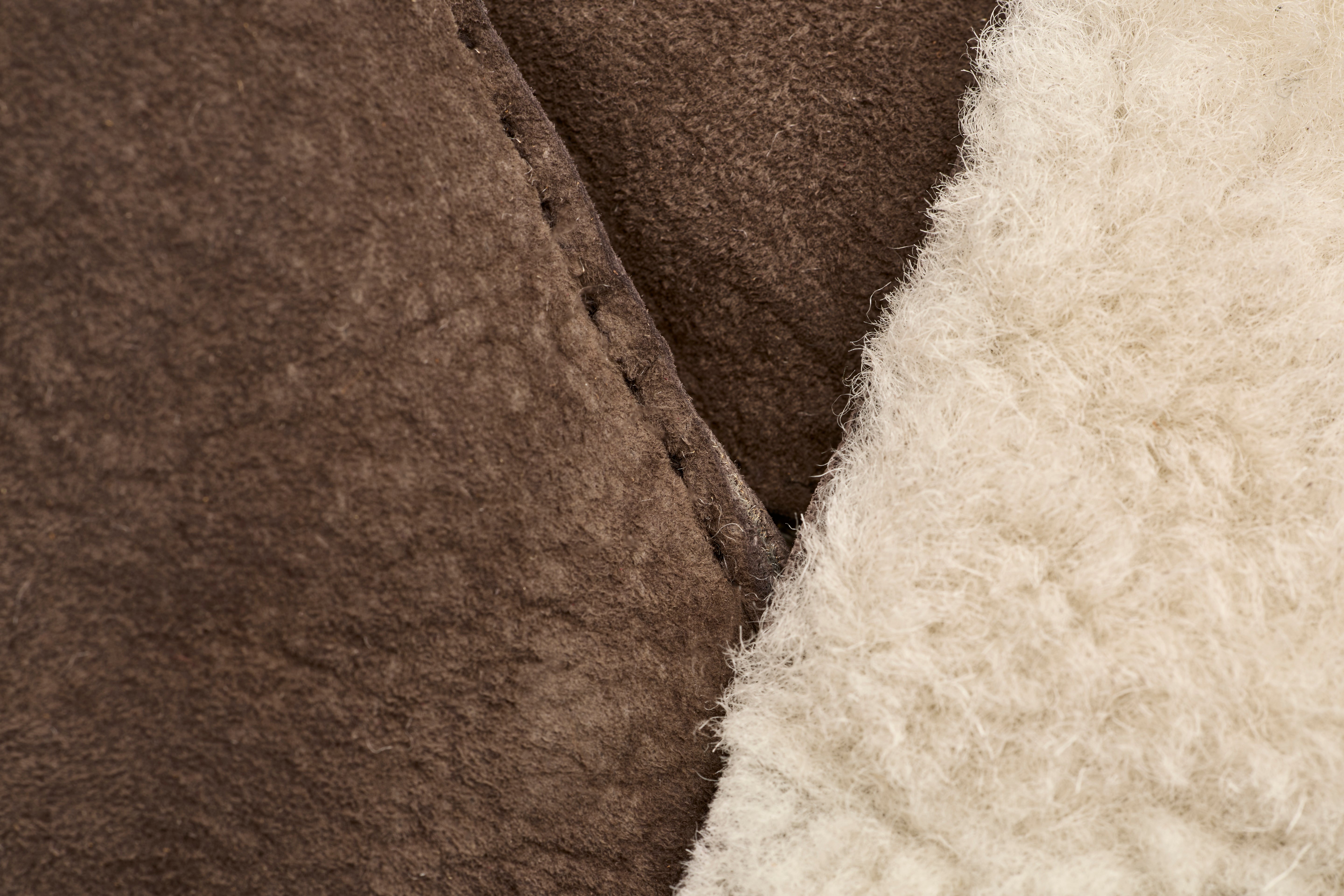 Lammeskindsluffer - Håndlavede - Dyb Mørkebrun