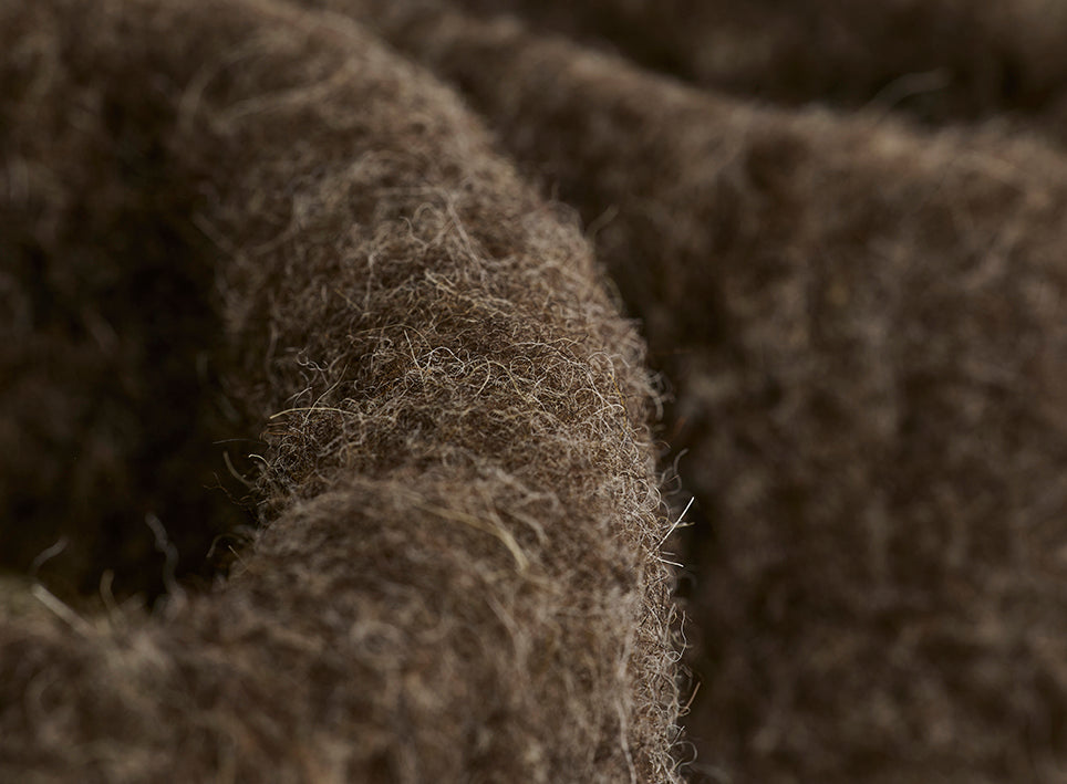 Hjemmesko 100% Merinould - Brun