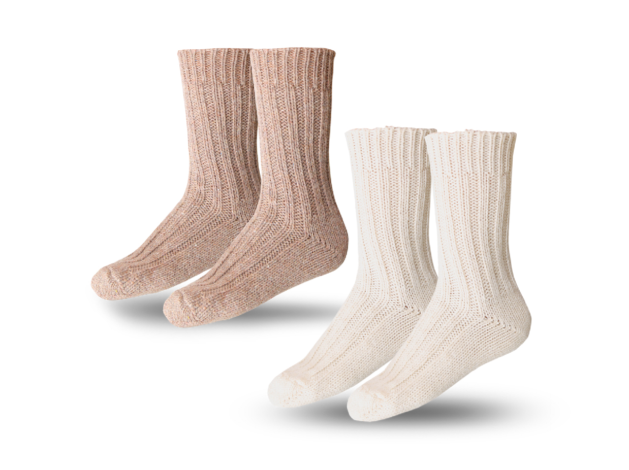 2 par ALPAKA uldsokker