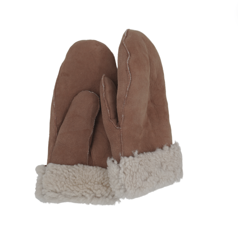 Lammeskindsluffer premium - Brun