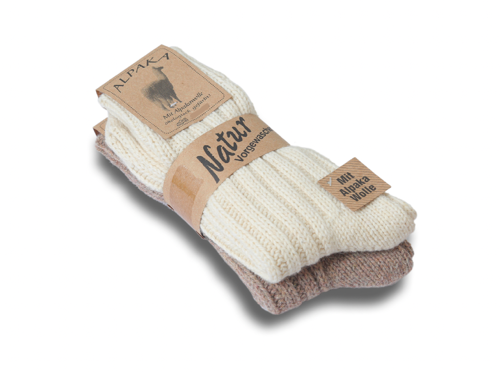 2 par ALPAKA uldsokker