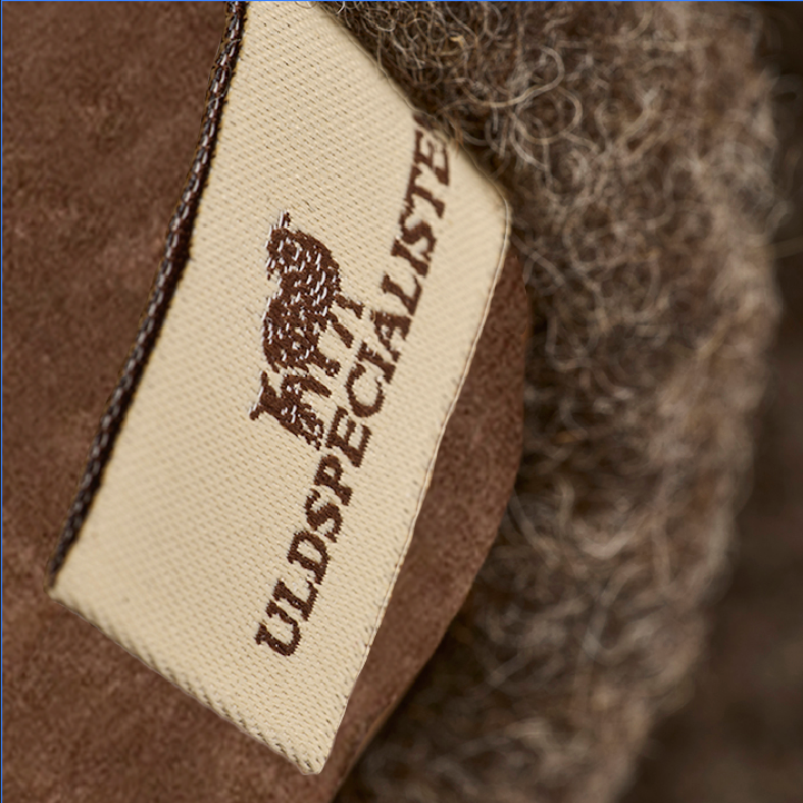 Hjemmesko 100% Merinould - Brun