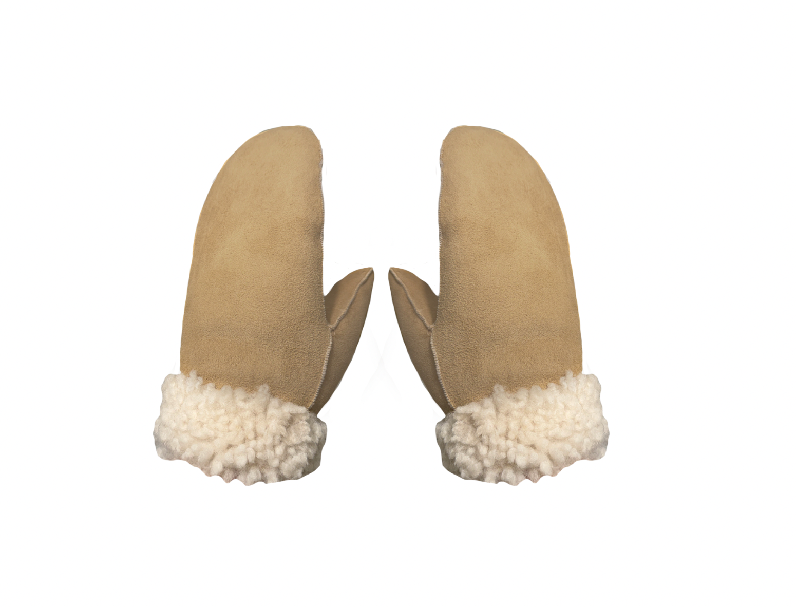 Lammeskindsluffer premium - Beige