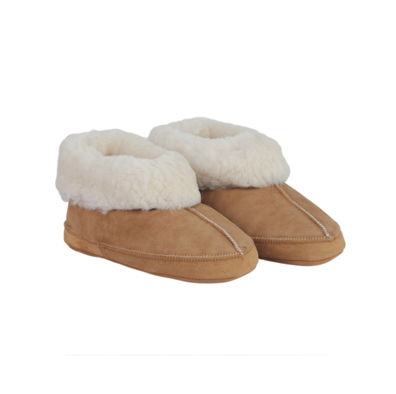 Hjemmesko - blødt lammeskind og pels