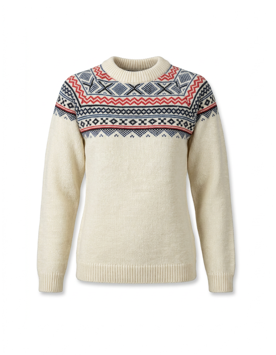 Norsk Striksweater 100% ren uld
