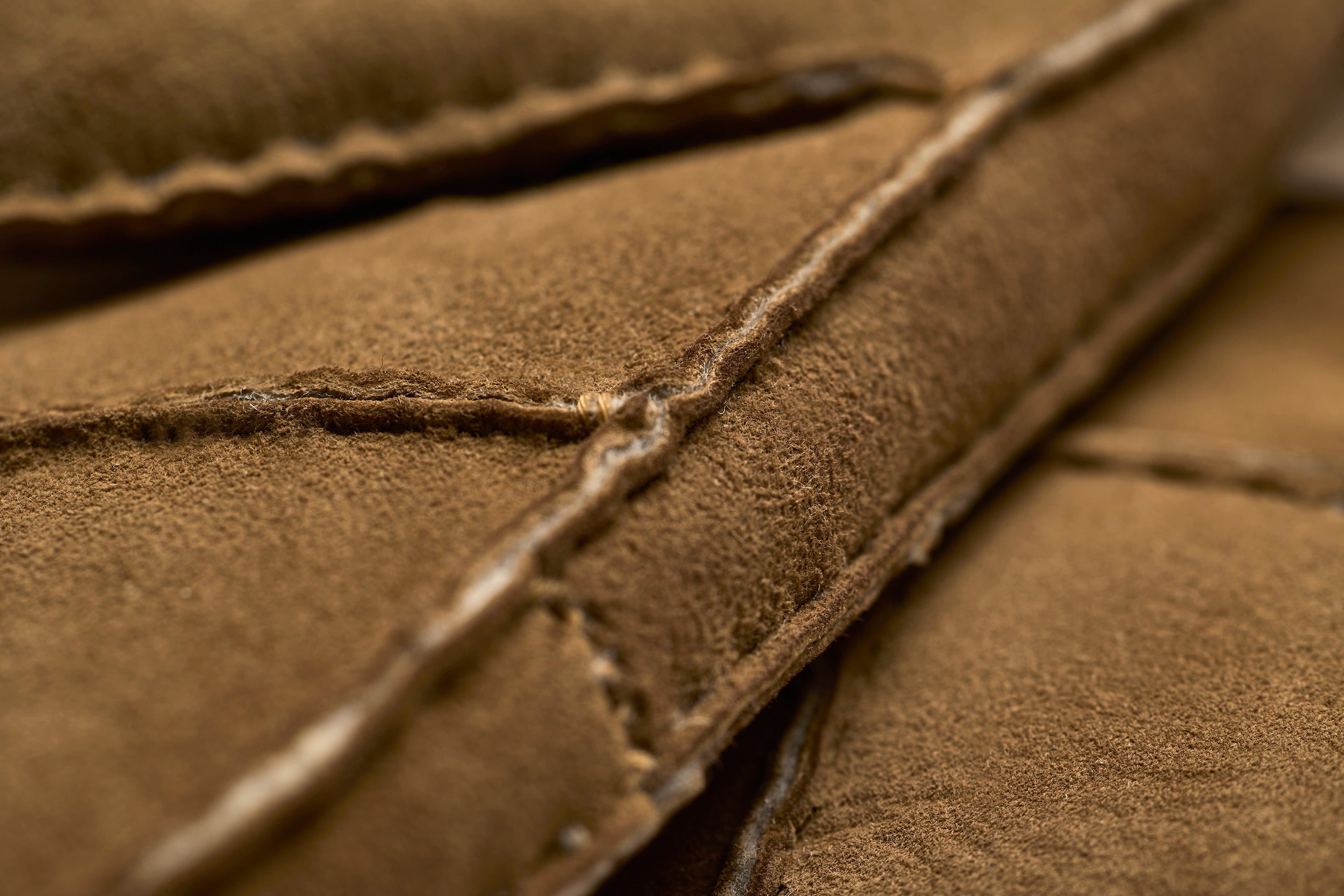 Lammeskindsluffer Premium - Håndlavede - Camel