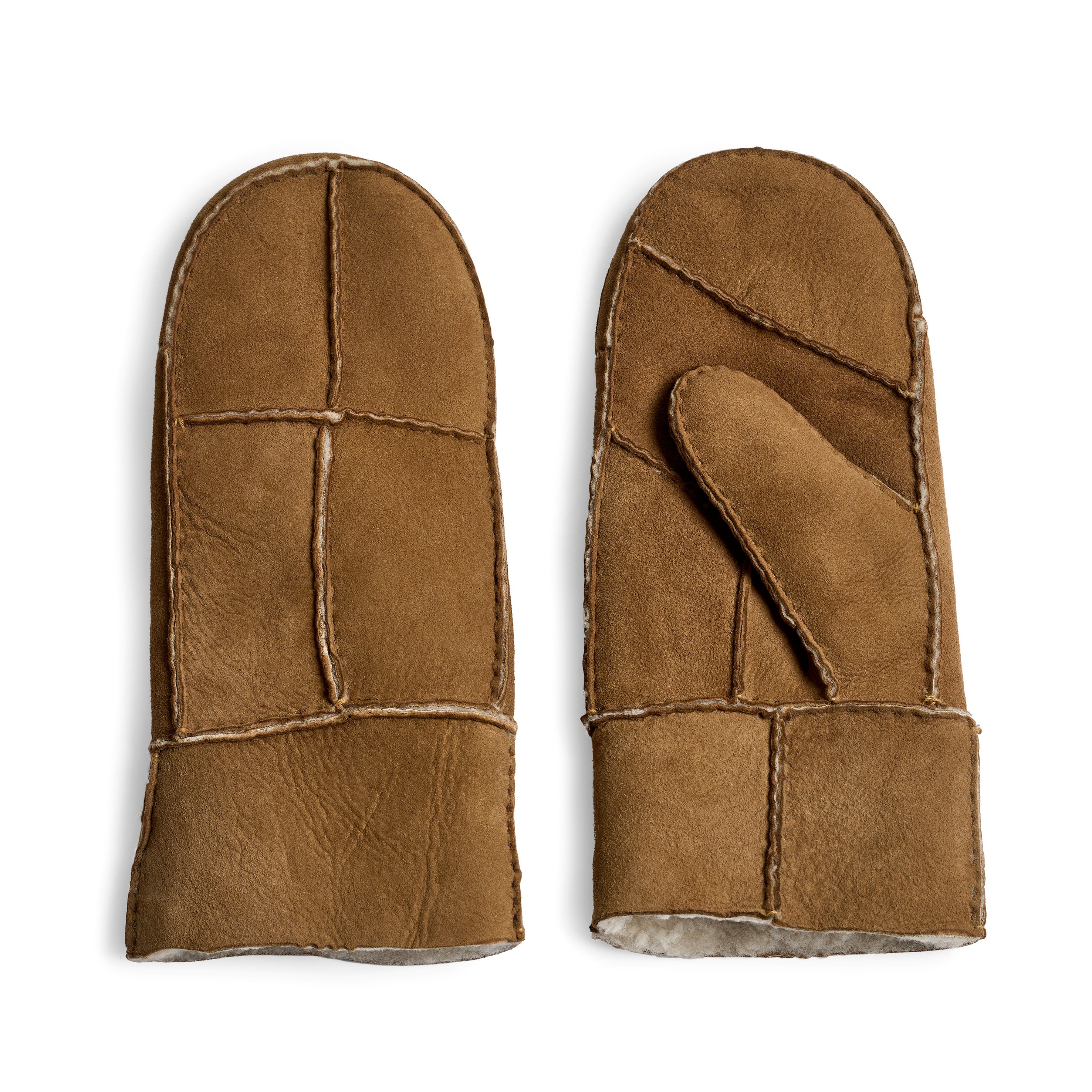 Lammeskindsluffer Premium - Håndlavede - Camel