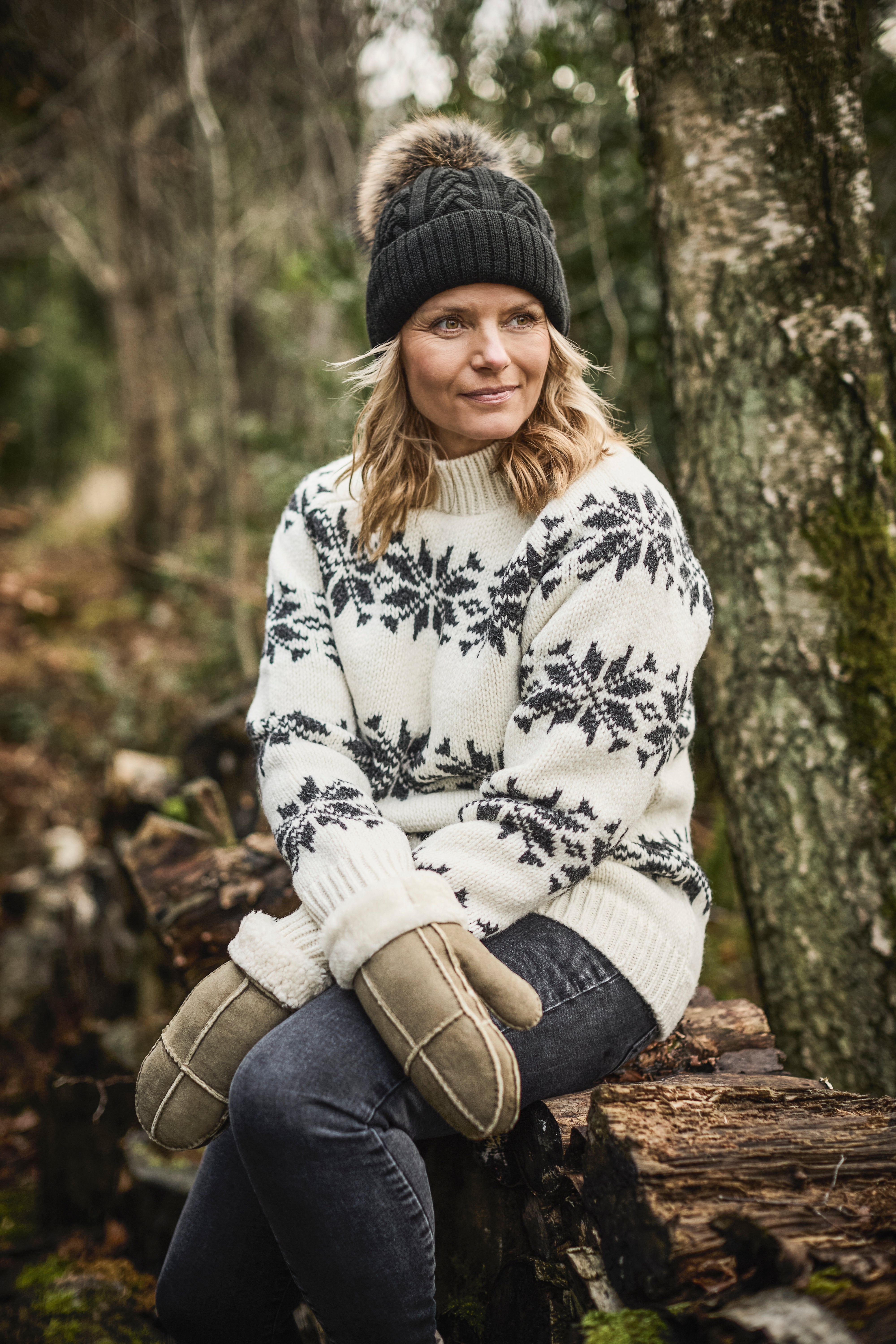 Eksklusiv Islænder Sweater i 100% uld