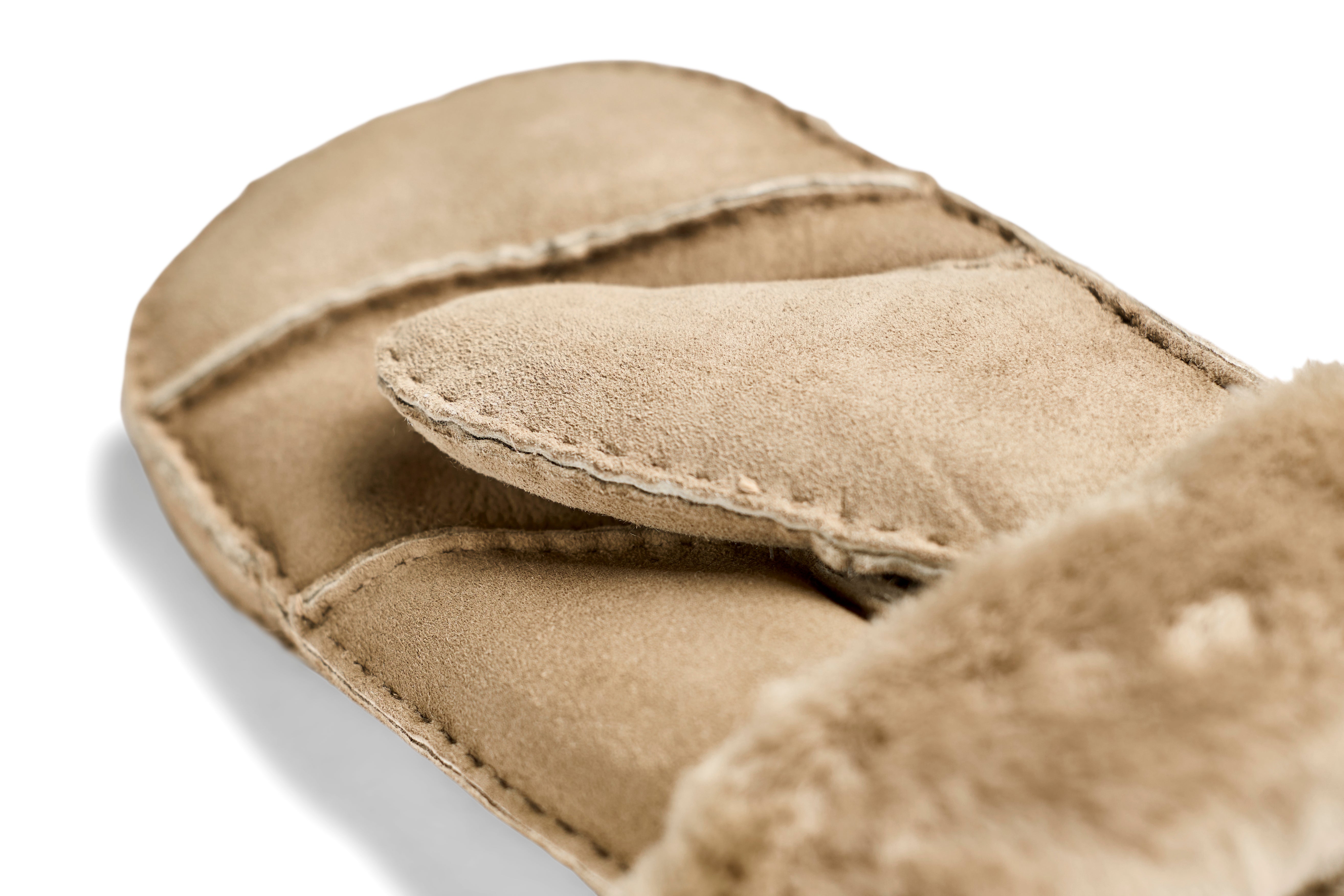 Lammeskindsluffer - Håndlavede