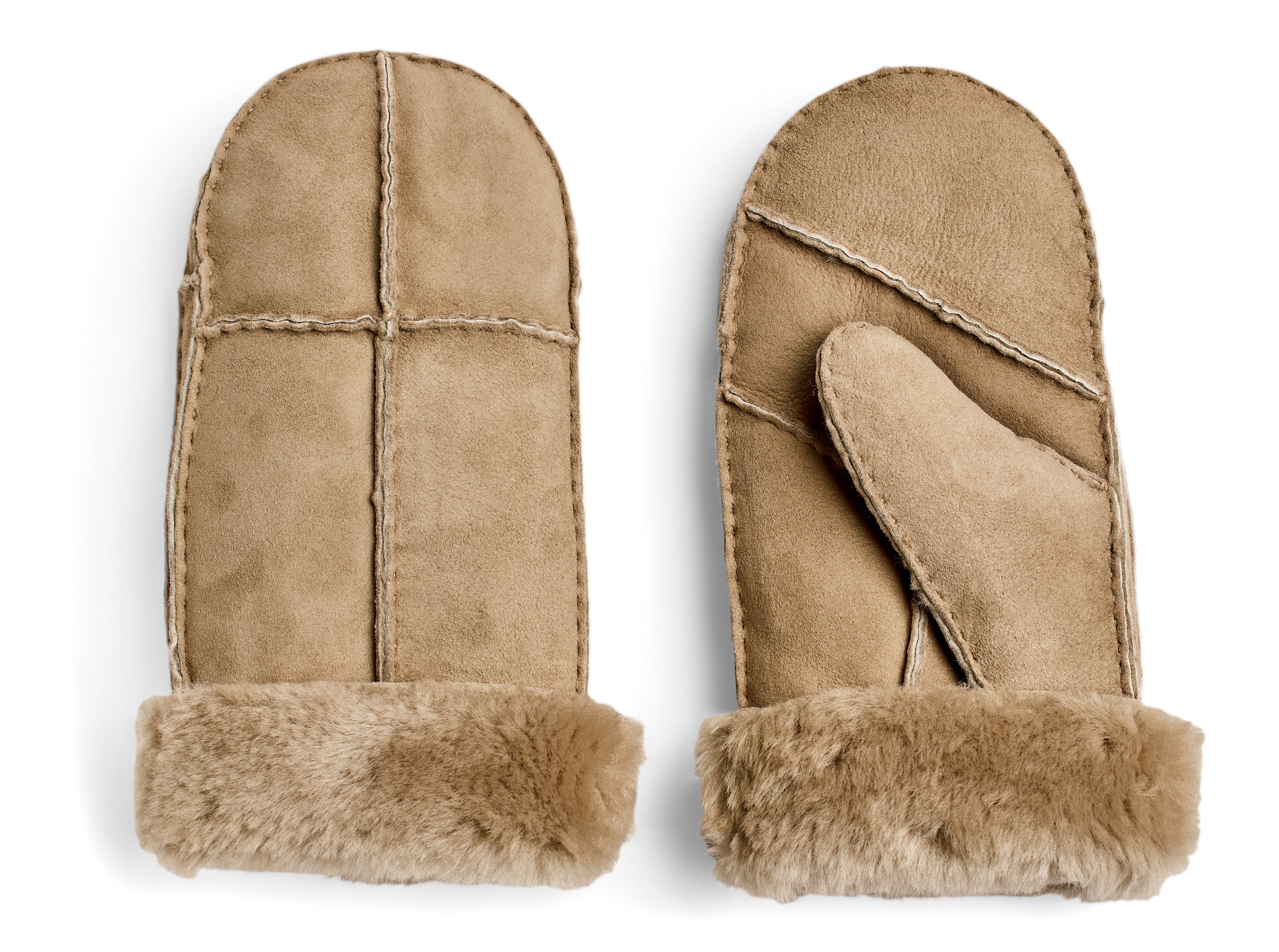 Lammeskindsluffer - Håndlavede