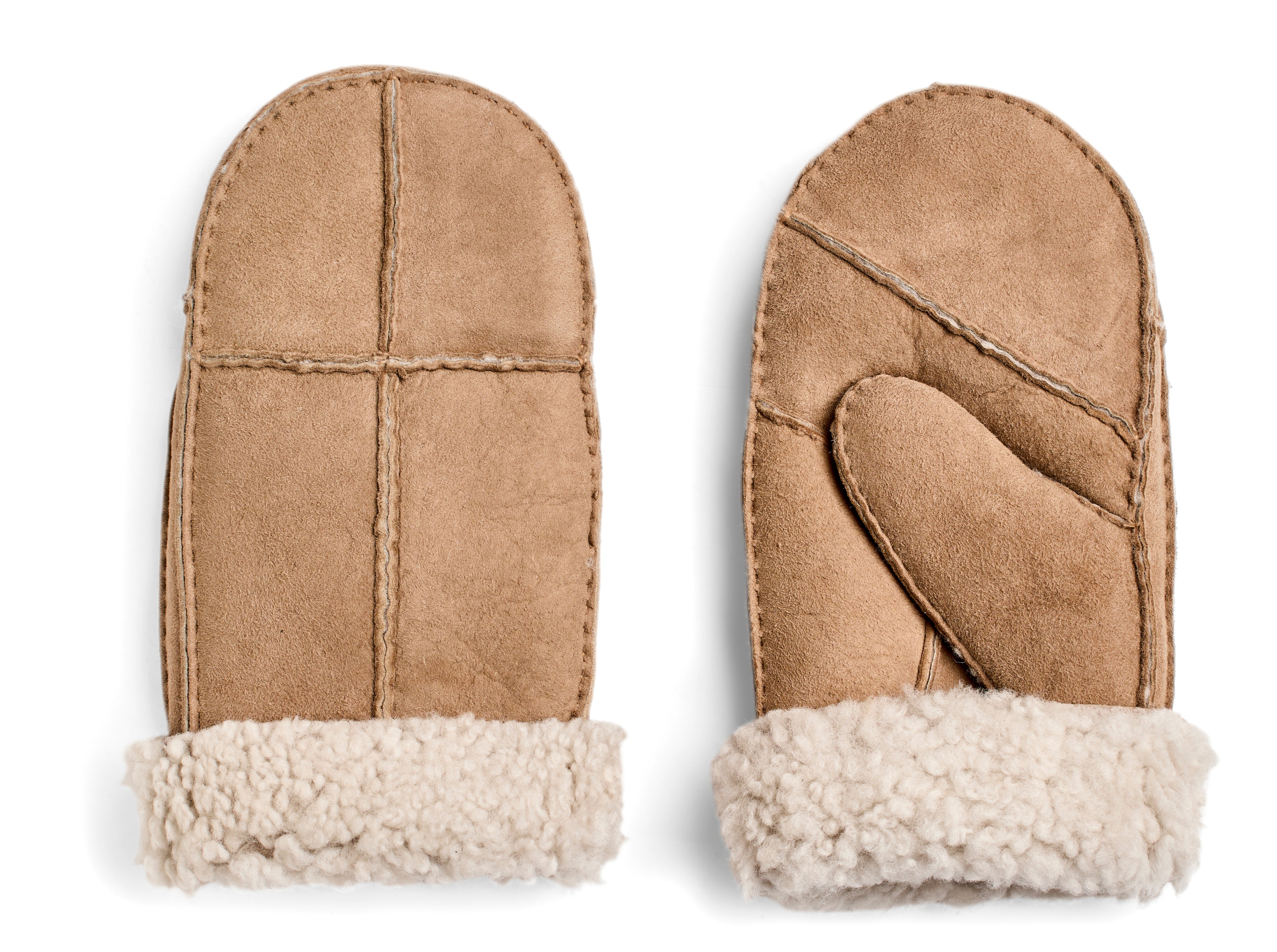 Lammeskindsluffer - Håndlavede