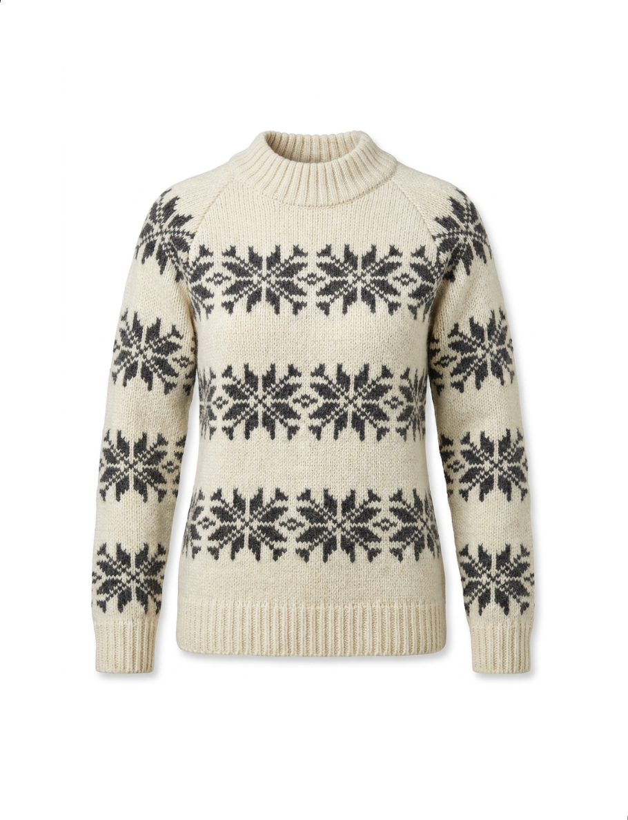 Eksklusiv Islænder Sweater i 100% uld