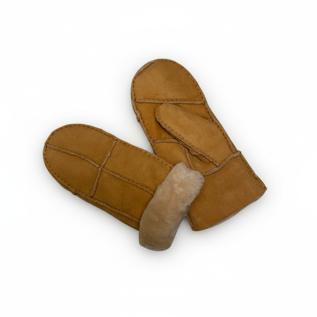 Lammeskindsluffer - Håndlavede